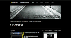 Desktop Screenshot of cypressbay.weebly.com