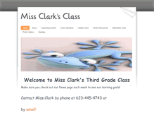 Tablet Screenshot of misslclarksclass.weebly.com