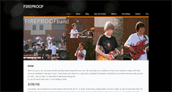 Desktop Screenshot of fireprooftheband.weebly.com