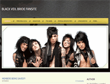 Tablet Screenshot of blackveilbridefansite.weebly.com