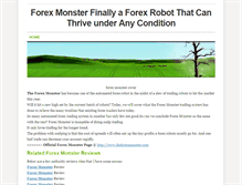 Tablet Screenshot of forexmonsterblog.weebly.com
