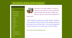 Desktop Screenshot of bordersbeckmann.weebly.com