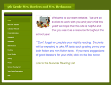 Tablet Screenshot of bordersbeckmann.weebly.com