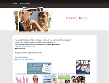 Tablet Screenshot of marksdeals.weebly.com