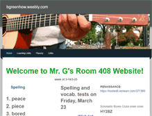 Tablet Screenshot of bgreenhow.weebly.com