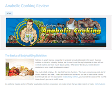 Tablet Screenshot of anabolic-cooking-reviews.weebly.com