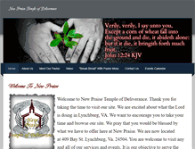 Tablet Screenshot of newpraisetod.weebly.com