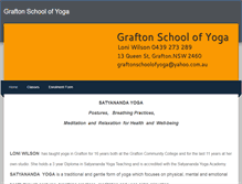 Tablet Screenshot of graftonschoolofyoga.weebly.com