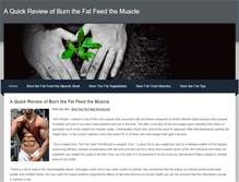 Tablet Screenshot of burnfatfeedmuscles.weebly.com
