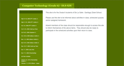 Desktop Screenshot of dlszg6comptech.weebly.com