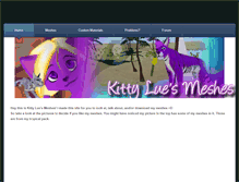 Tablet Screenshot of kittyluemeshes.weebly.com