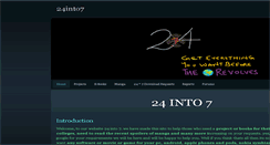 Desktop Screenshot of 24into7.weebly.com
