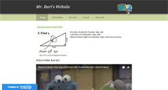Desktop Screenshot of mrburtwebpage.weebly.com