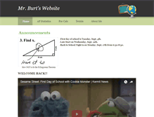 Tablet Screenshot of mrburtwebpage.weebly.com