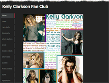 Tablet Screenshot of kellyclarksonfanclub.weebly.com