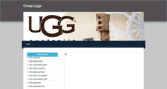 Desktop Screenshot of cheapuggs01.weebly.com