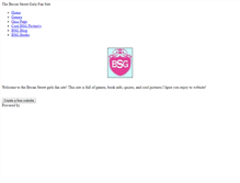 Tablet Screenshot of beaconstreetgirls.weebly.com