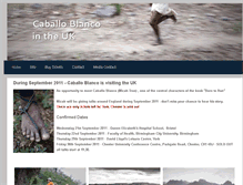 Tablet Screenshot of caballoblanco.weebly.com