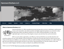 Tablet Screenshot of hammondbrothersllc.weebly.com
