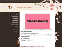 Tablet Screenshot of capturingthemoments.weebly.com