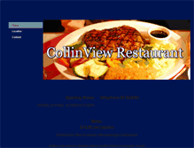 Tablet Screenshot of collinviewrestaurant.weebly.com