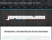 Tablet Screenshot of jrproductionx.weebly.com