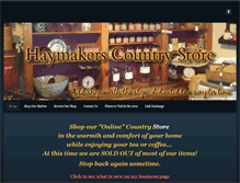 Tablet Screenshot of haymakerscountrystore.weebly.com