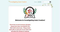 Desktop Screenshot of investigatinggodzcreation.weebly.com
