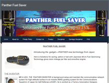 Tablet Screenshot of pantherfuelsaver.weebly.com