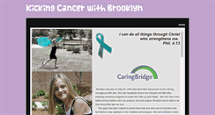 Desktop Screenshot of kickingcancerwithbrooklyn.weebly.com