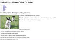 Desktop Screenshot of perfectpaws.weebly.com