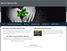 Tablet Screenshot of mrsvssciencesite.weebly.com