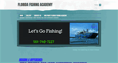 Desktop Screenshot of floridafishingacademy.weebly.com
