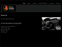 Tablet Screenshot of fourcleanwheels.weebly.com