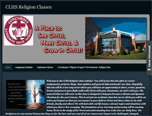 Tablet Screenshot of pastorborchersreligionclasses.weebly.com