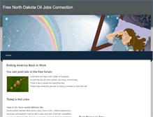 Tablet Screenshot of ndjobs.weebly.com