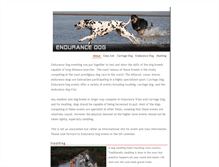 Tablet Screenshot of endurancedog.weebly.com