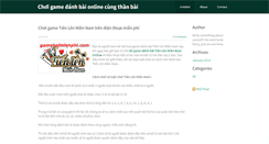 Desktop Screenshot of danhbaionline.weebly.com