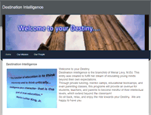 Tablet Screenshot of destinationintelligence.weebly.com
