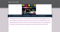 Desktop Screenshot of musicloverwebsite.weebly.com