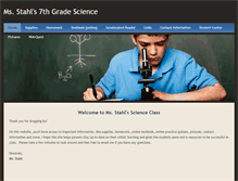 Tablet Screenshot of msstahlcsms.weebly.com