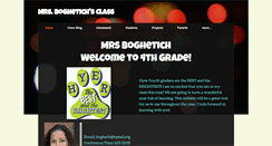 Desktop Screenshot of boghetichclass.weebly.com