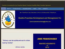 Tablet Screenshot of bluefirefranchisedevelopment.weebly.com
