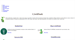 Desktop Screenshot of ciberpunk.weebly.com