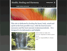 Tablet Screenshot of healthhealingandharmony.weebly.com