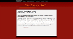 Desktop Screenshot of bloodyliarstories.weebly.com