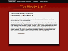 Tablet Screenshot of bloodyliarstories.weebly.com