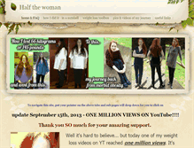 Tablet Screenshot of halfthewoman.weebly.com