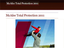 Tablet Screenshot of mcafeetotalprotection2011.weebly.com