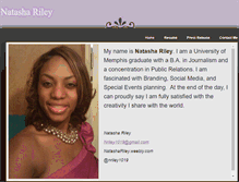 Tablet Screenshot of natashariley.weebly.com